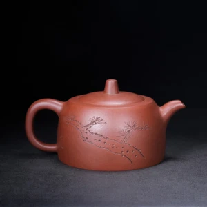 Chinese Yixing Zisha Clay Handmade Exquisite Teapot （井栏  底款：景舟制壶  盖款：顾景舟） - Picture 1 of 9