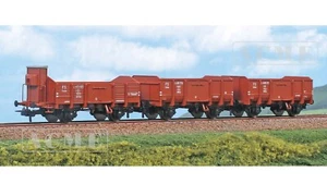 ACME H0 45184 Set di tre carri a sponde Tipo L con e senza garitta FS Ep, III - Imagen 1 de 1