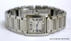 CARTIER TANK FRANCAISE REF. 2300 LADIES WATCH - Picture 1 of 9