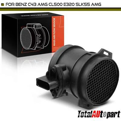 Mass Air Flow Sensor for Mercedes-Benz E320 C43 AMG CL500 CL600 SLK55 AMG S500 - Image 1 of 4