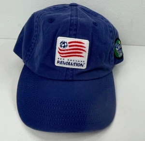 New England Revolution Blue Baseball Cap Adjustable Sierra Mist MLS Patch - Picture 1 of 10