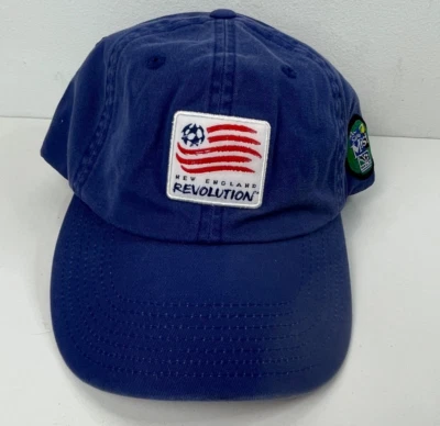 New England Revolution Blue Baseball Cap Adjustable Sierra Mist MLS Patch - Image 1 of 4