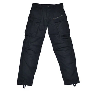G-Star Rovic Zip 3D Straight Tapered Men’s Black Cargo Pants Size 29/32 - Picture 1 of 9