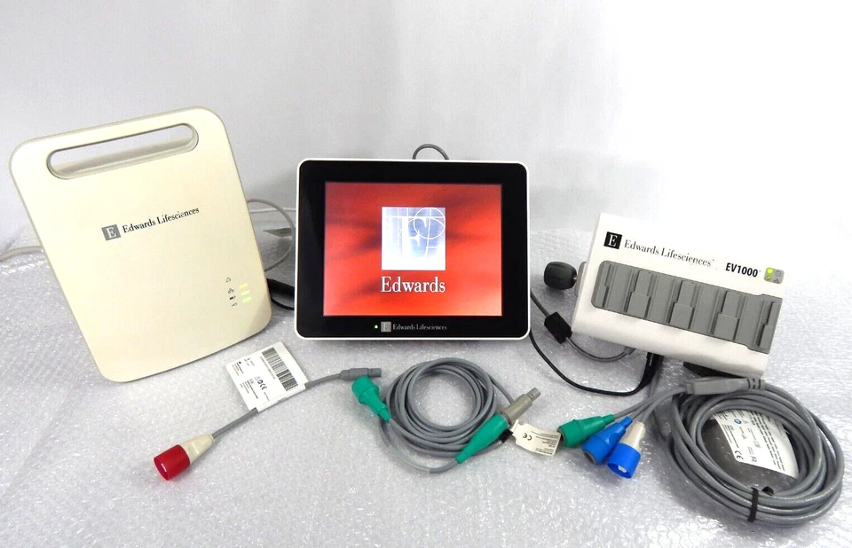 SISTEMA DE MONITORIZACIÓN HEMODINÁMICA EDWARDS LIFESCIENCES EV1000 CON CABLES Y MANUALES Foto 1 de 4