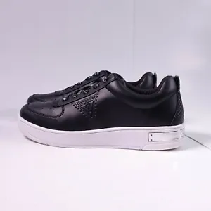 Size 10 Women's GUESS Hype Sneakers Black/White - Picture 1 of 7