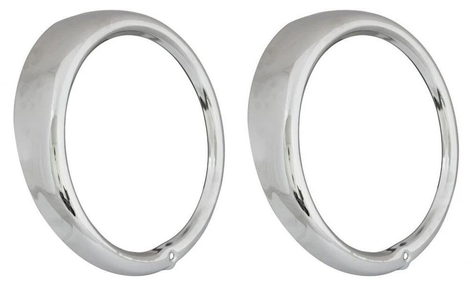 Хромированные ободы фар Empi для VW Bug/Beetle 1968-1979 - Изображение 1 из 2