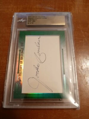 2015 Jocko Conlan Leaf Cut Signature History Of Baseball Edition Autograph 34/50 - Image 1 of 3
