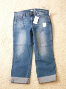 Old Navy Flare Ankle High Rise Denim Jeans Pants 12 NWT - Picture 1 of 4