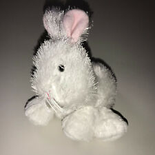 Webkins Lil Kinz White Bunny Rabbit 7" Plush Stuffed Animal Pink Ears Ganz HS078