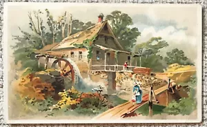 ANTICA CARTA COMMERCIALE VITTORIANA MACCHINA DA CUCIRE DOMESTICA ANNI 1880 IN OTTIME CONDIZIONI + DANBURY, CT - Foto 1 di 2