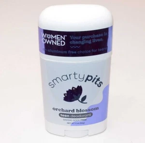 SmartyPits Aluminum Free Deodorant Teen Formula Orchard Blossom 2 oz. - Picture 1 of 2