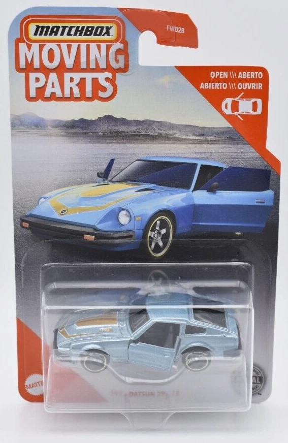 Matchbox Superfast Moving Parts 1982 Datsun 280 ZX blue. blister card - Image 1 of 1