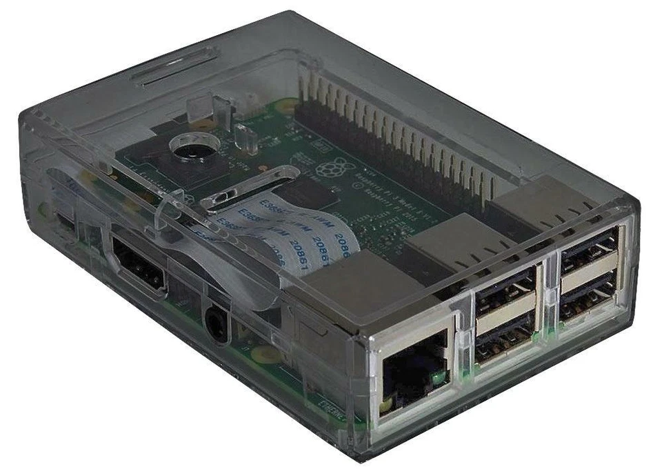 CASE SMOKE 2 TEILE FÜR RASPBERRY PI - PSG-CASE-RPI3-SMK - Bild 1 von 1