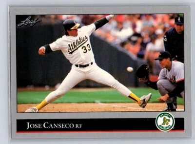 1992 Leaf #267 Jose Canseco Oakland A's - Image 1 of 2