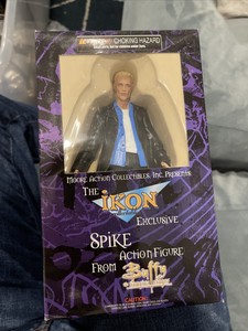 Buffy the Vampire Slayer blue shirt Spike IKON Collectible Exclusive box BTVS