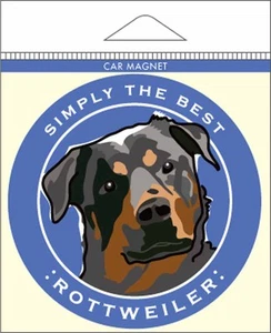Rottweiler Auto Magnet 4x4" - Bild 1 von 1