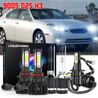 Para Para Para Lexus ES300 2000-2003 LED / HID Faros delanteros Hi/Lo + Luz antiniebla Foto 1 de 4