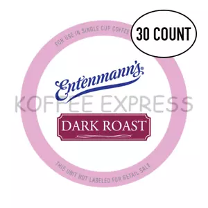 Tazas de café de una sola porción Dark Roast Entenmann's, 30 unidades - Imagen 1 de 3