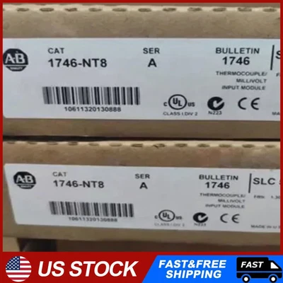 New Sealed Allen Bradley 1746-NT8 / A SLC 500 Thermocouple Input Module 1746NT8 - Image 1 of 4