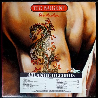 Ted Nugent - Penetrator - LP record [NHA1-208] USA PROMO - Image 1 of 4