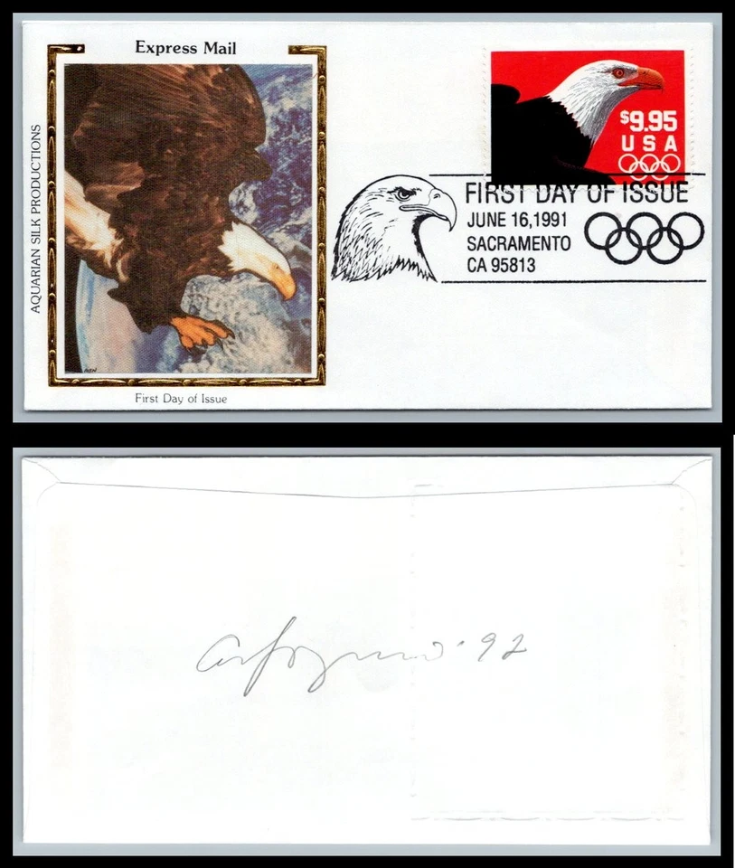 US FDC # 2541 $9.95 Eagle  Colorano   1991, 9p8846 - Image 1 of 1
