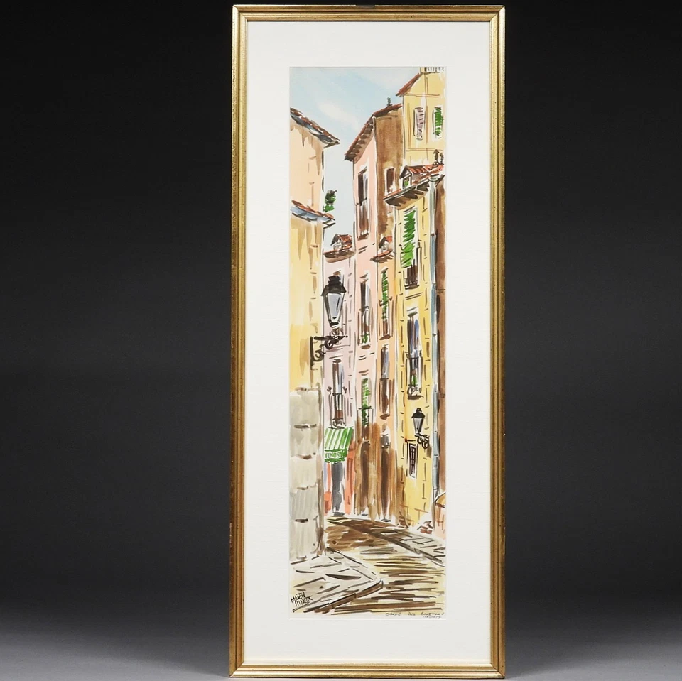 Pintura Arquitectónica Juan Martín Hidalgo Madrid España Calle Del Bovetillo Foto 1 de 4