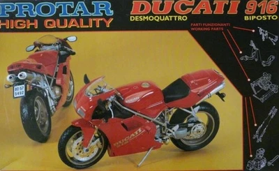 PROTAR BIKE MOTO ITEM 11263 DUCATI 916 BIPOSTO DESMOQUATTRO SCALE MODEL KIT 1/9 - Immagine 1 di 2