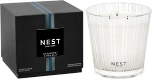 NEST New York Scented 3-Wick Candle, Ocean Mist & Sea Salt - 21.2 oz - - Picture 1 of 6