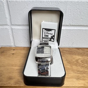 Walt Disney World Cinderella's Castle Time Works Mens Metal Watch NEW IN BOX - Bild 1 von 10