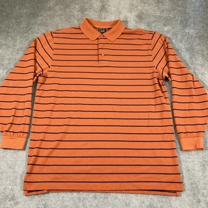 Jos A Bank Langarm Polo Henley orange gestreift Größe L - Bild 1 von 7