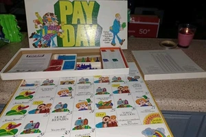 Vintage Pay Day Brettspiel 1975 Klassiker Parker Brothers vollständig - Bild 1 von 9