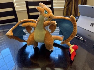 Charizard Plush 9inch Pokémon Bendable Wings Toy Stuffed Animal - Picture 1 of 10