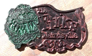 Placa de placa FINKS WEIRDSVILLE ED ROTH RAT FINK GANG Hot Rod RESINA Car Club - Imagen 1 de 7