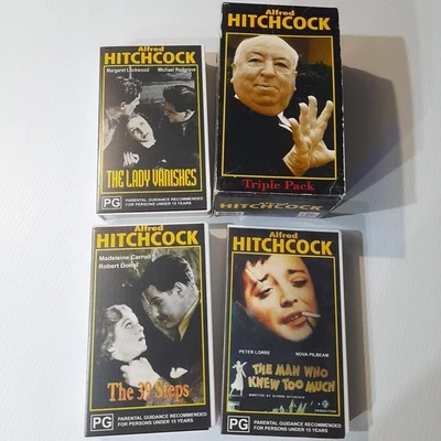 The Alfred Hitchcock Collection Film VHS Box Set The 39 Steps The Lady Vanishes - Image 1 of 4