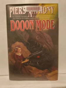 Libro de tapa dura Piers Anthony DoOon Mode fantasía aventura ex biblioteca - Imagen 1 de 14