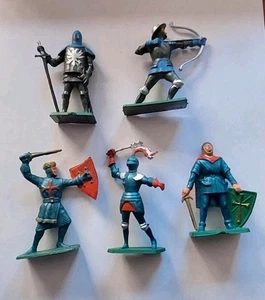 5 Chevaliers STARLUX MOYEN AGE ....parfait État - Picture 1 of 2