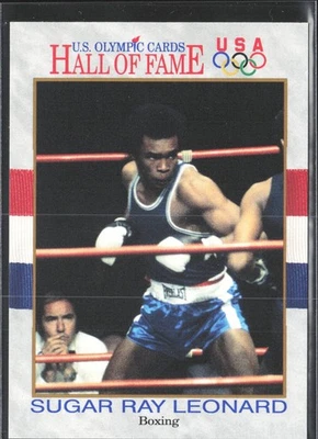 1991 Impel U.S. Olympicards Hall of Fame - Sugar Ray Leonard #29 - Image 1 of 2