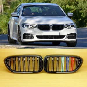 M-Color Shiny Black M Look Fit BMW G30 G31 5 Series Sedan Front Grille 2017-2018 - Picture 1 of 5