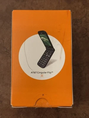 TeleEpoch M3620 AT&T Cingular Flip Phone 3G GSM 128MB Black -New - Image 1 of 4