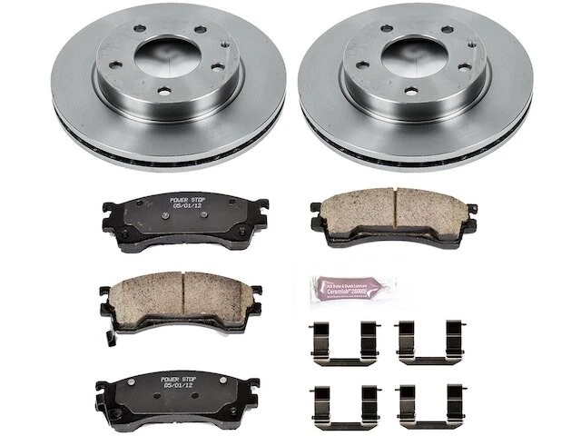 Pastilha de freio dianteiro e kit de rotor 24DGRM47 para Ford Probe 1993 1994 1995 1996 1997 - Imagem 1 de 1