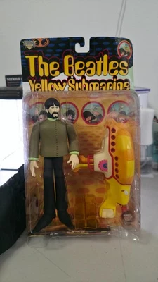 The Beatles George Harrison & Yellow Submarine McFarlane Toys 1999 Nuevo en caja Foto 1 de 4