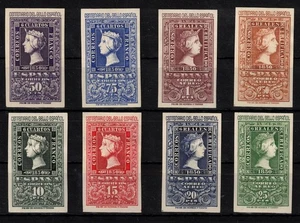 Spain Centenary Series Of The Stamp * 1075/1082 Year 1950 - MH - Picture 1 of 1