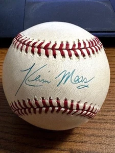 KEVIN MAAS 3 SIGNED AUTOGRAPHED OAL BASEBALL! Yankees, Twins! - Picture 1 of 2
