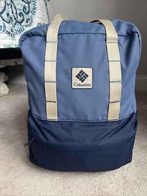 Mochila Columbia Sportswear Trek 24L azul 12x17x6 nova com etiquetas - Imagem 1 de 4