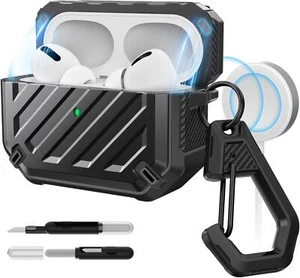 SUPCASE für AirPods Pro 2./1. Gen Hülle mit Clean Pen & Karabiner Magnethülle - Bild 1 von 50