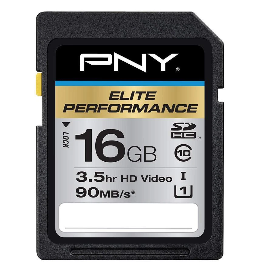 PNY Elite Performance 16GB High Speed SDHC Class 10 Flash Card (P-SDH16U1H-GE) - Image 1 of 1