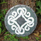Di Legno Nodo Celtico Viking Design Shield Battle Pronto Armatura Rotondo