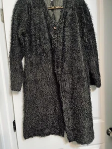 Urban Outfitters 90’s Y2K Grunge Fringe Duster Cardigan Green M - Bild 1 von 7