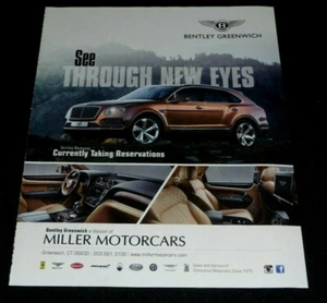 BENTLEY BENTAYGA SUV -PRE-LAUNCH ADVERTISEMENT - - Picture 1 of 1