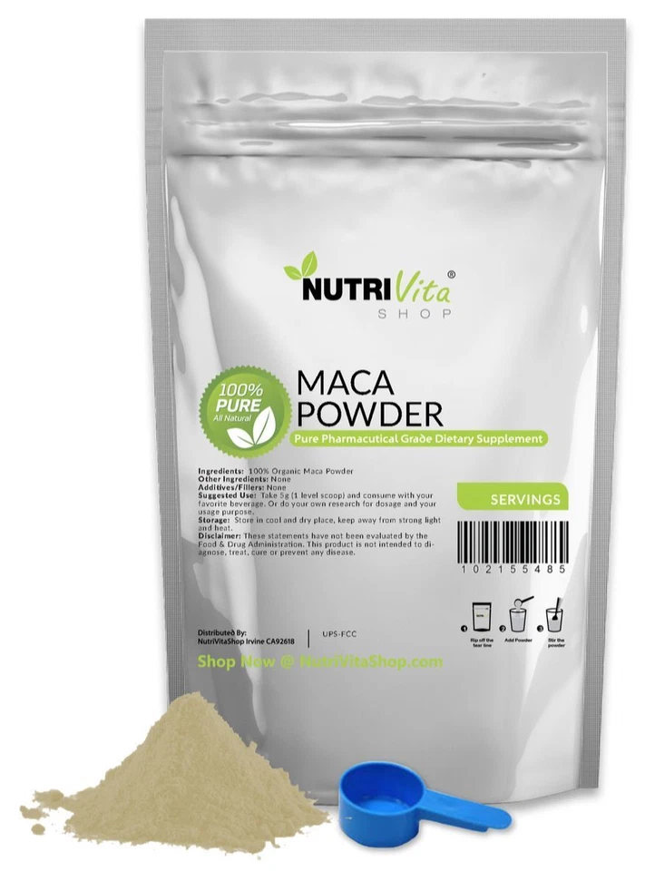 Healthworks Maca Powder Raw Organic 1lb